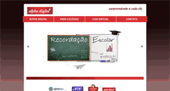 Desktop Screenshot of alphadigital.com.br