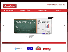 Tablet Screenshot of alphadigital.com.br